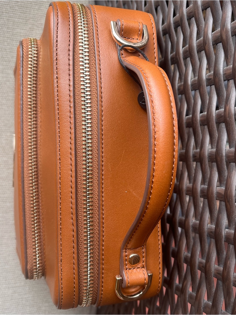 NWT BRAHMIN TORI in SADDLE HEROICA Smooth Leather Crossbody - Picture 8 of 14